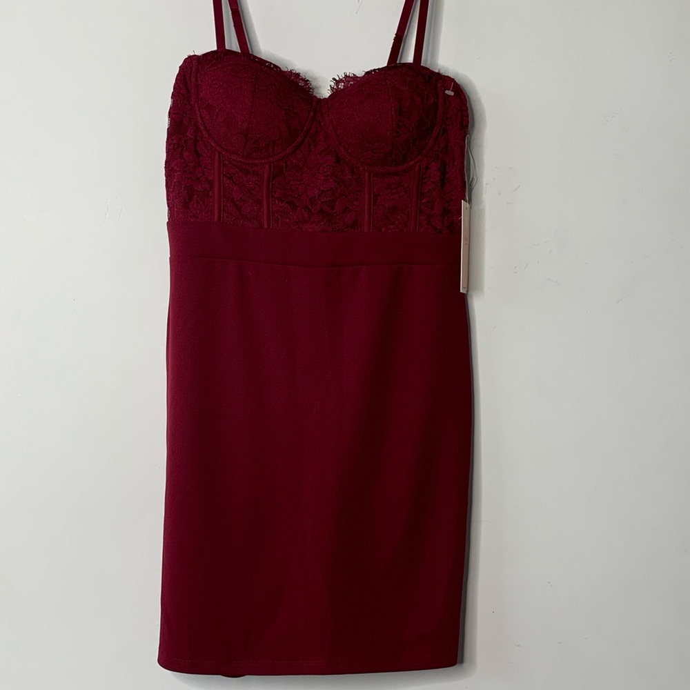 Women's Blashe Wine Red color Dress L.